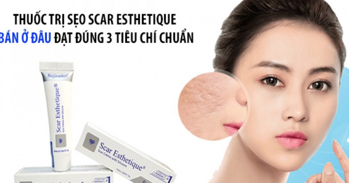 Kem Trị Sẹo ScarHeal Scar Esthetique Trị Sẹo Thâm, Sẹo Rỗ, Sẹo Lõm chỉ trong 4 tuần - Cam kết chính hãng USA