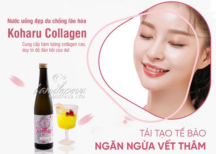 Koharu Collagen 1 Nước Uống Làm Đẹp Da Thế Hệ Mới 2020