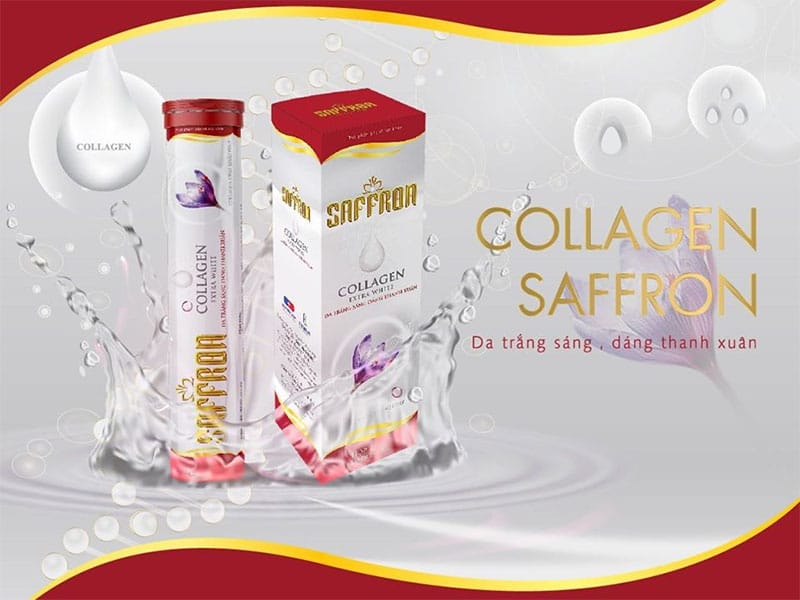 Saffron Extra White Viên Sủi Trắng Da Cao Cấp Số 1