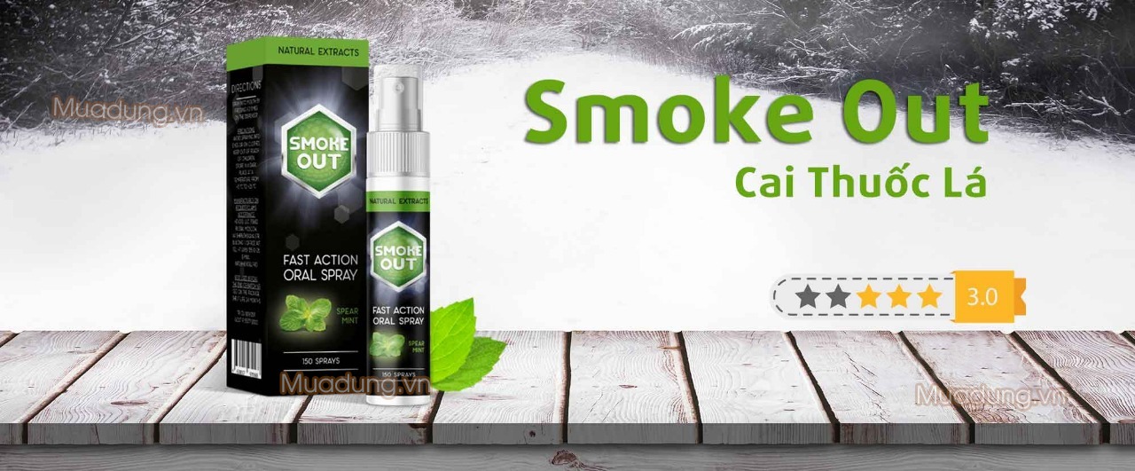 Xịt Miệng Smokeout – Sản Phẩm SỐ 1 Hỗ Trợ Cai Thuốc Lá