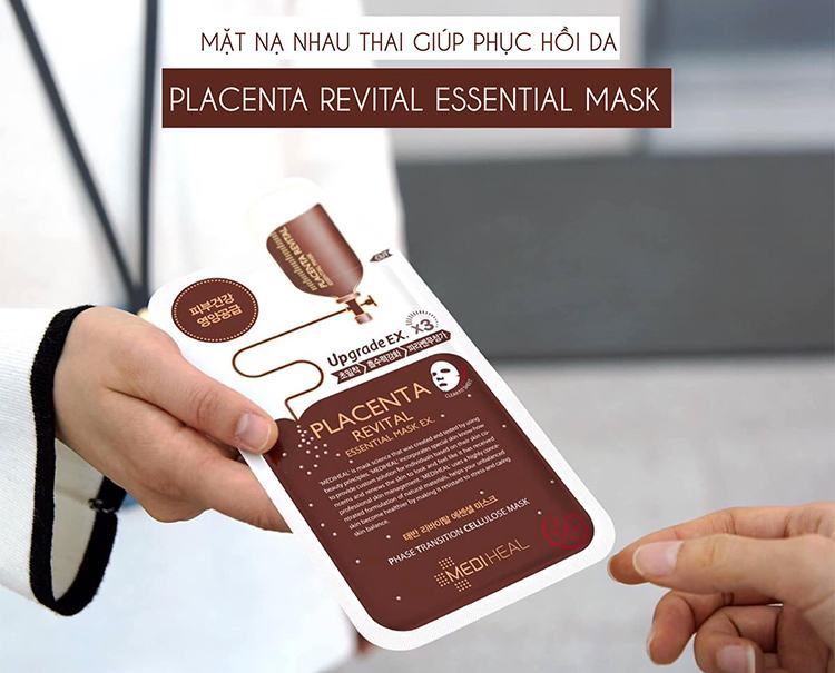 Mặt Nạ Nhau Thai Cừu Placenta Ample Mask Số 1 từ Hàn Quốc