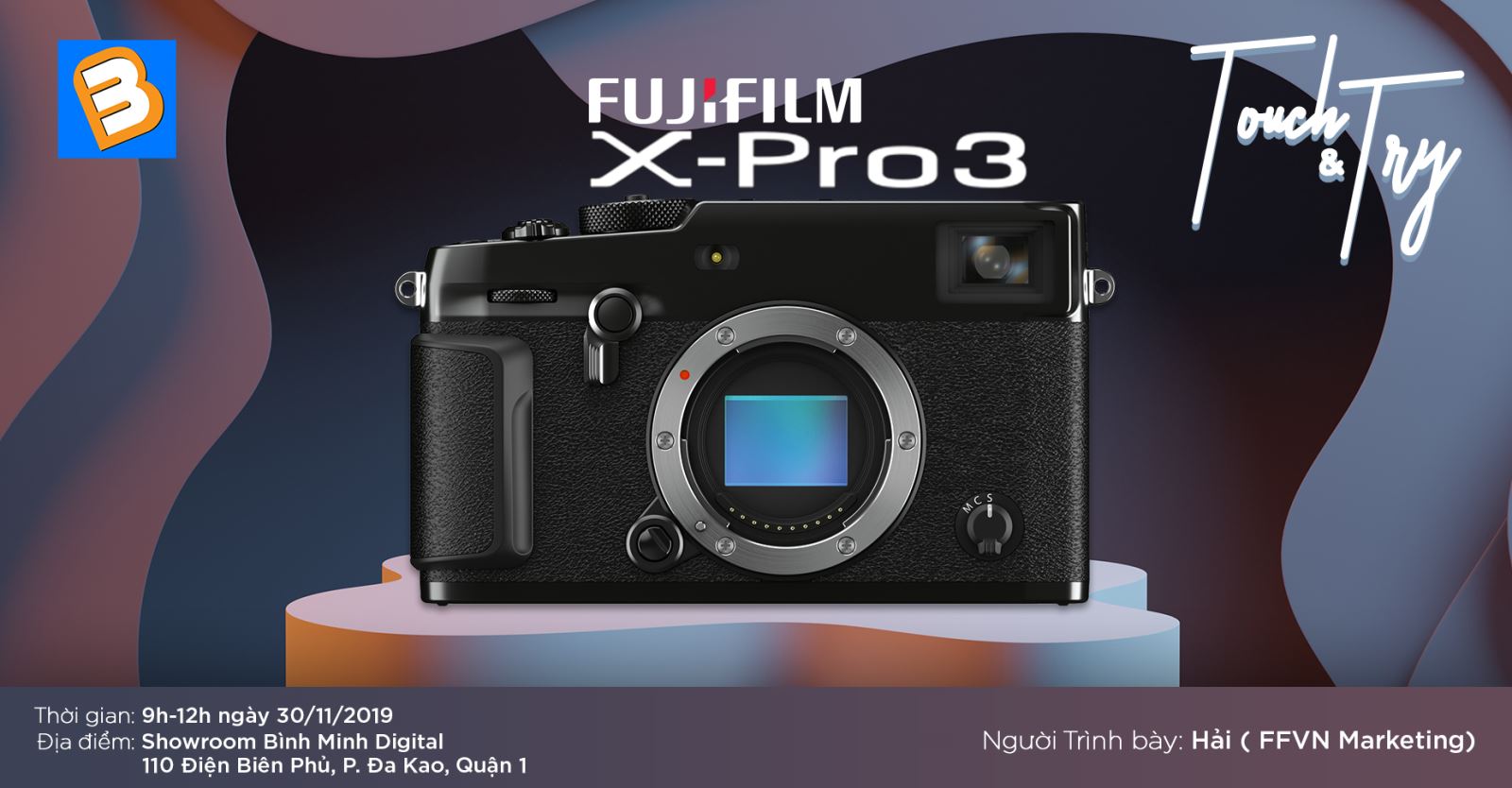 Workshop Touch & Try Máy ảnh Fujifilm X-Pro3
