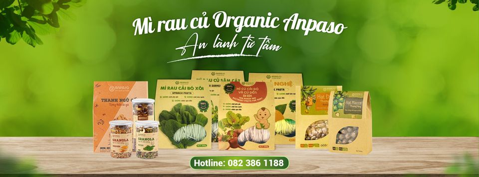 Anpaso – Mì rau củ Organic