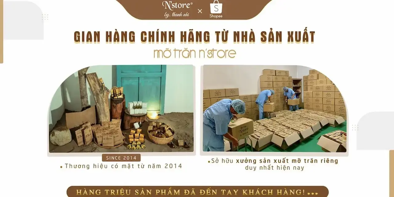 Nstore N'store by. thanh nhi Thương hiệu chuyên sản xuất Mỡ Trăn có mặt từ năm 2014, có nhà xưởng sản xuất