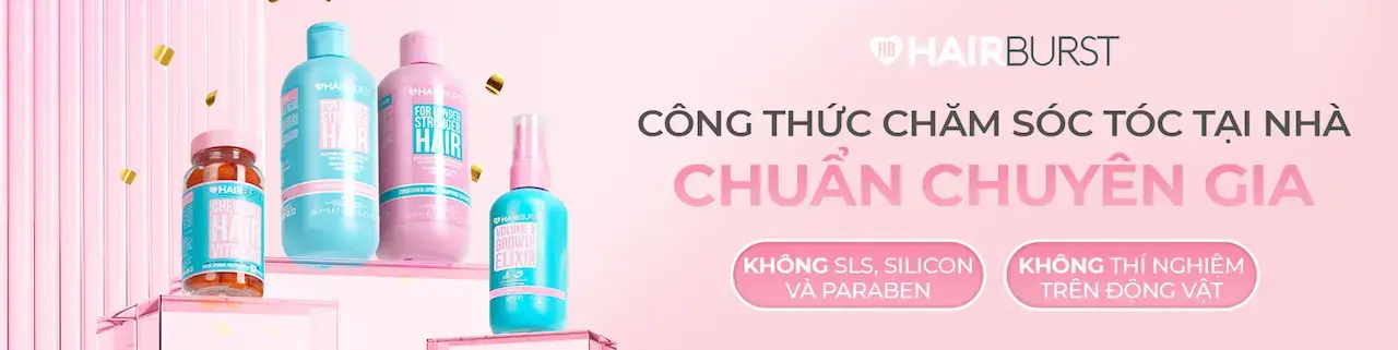 Hairburst 1 Công thức cải tiến thành phần chất lượng Nàng sẽ cảm nhận được da đầu thông thoáng
