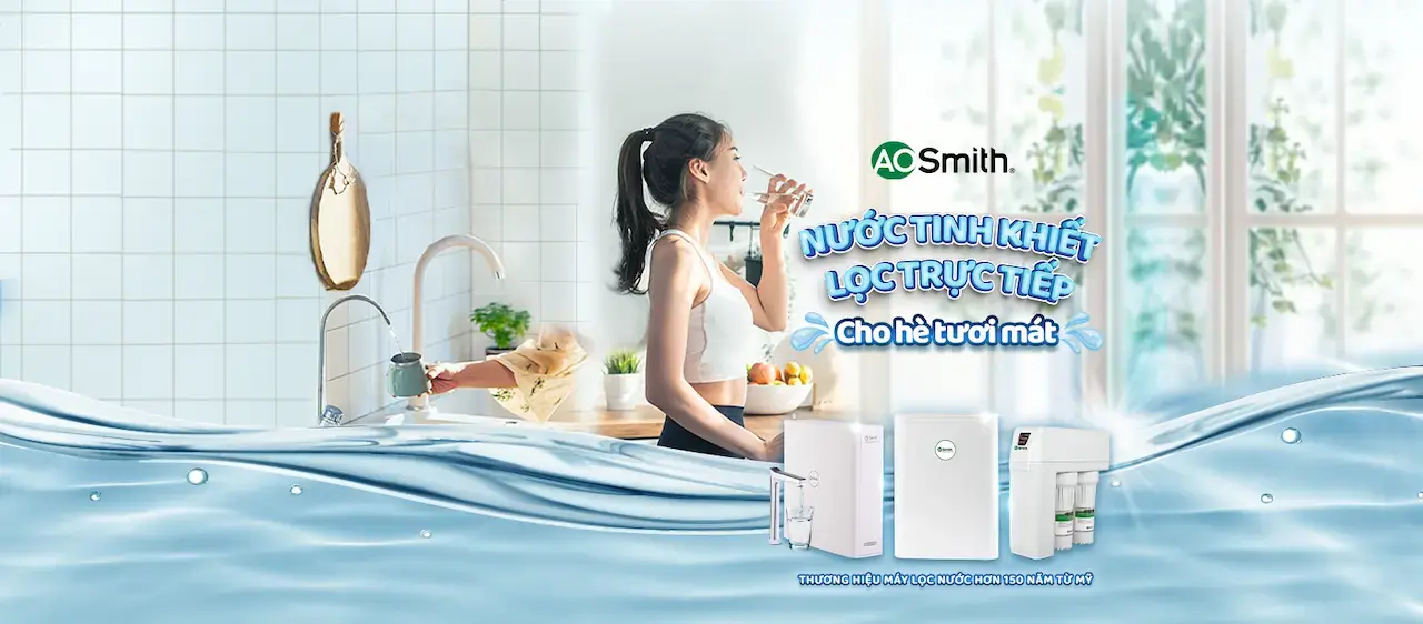 AOSmith A. O. Smith - Thương hiệu hơn 150 năm từ Mỹ, nhà sản xuất giải pháp xử lý nước sạch và nước nóng hàng đầu thế giới.